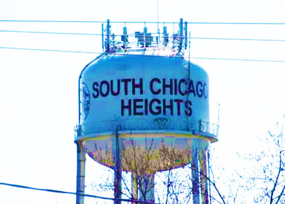 South Chicago Heights water tower